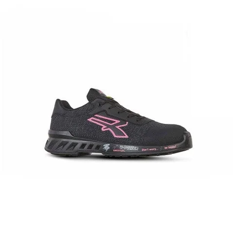 Pantofi de protecție femei S1P SRC ESD, Michelle U-Power, culoarea negru