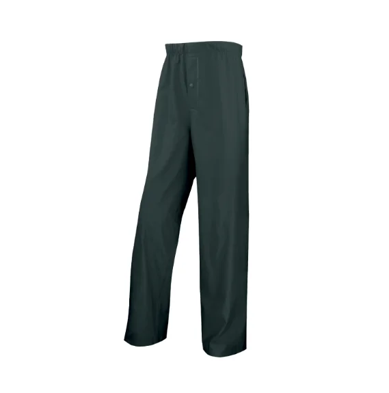 Pantaloni de ploaie cu membrana din PVC/PU, 900PAN, culoarea verde - Delta Plus