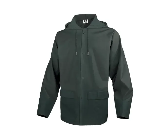 Jacheta de ploaie impermeabila cu membrana din PVC/PU, culoarea galben - 900VES