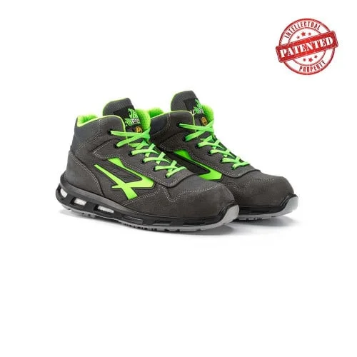 Pantofi de protectie U-Power HUMMER S3 CI ESD SRC, cu bombeu din aluminiu si lamela, culoarea negru