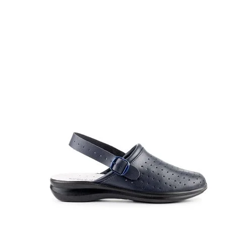 Saboti de lucru Renania BARIA BLUE, fara bombeu, culoarea bleumarin