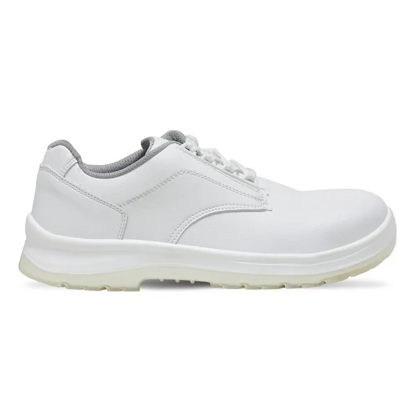 Pantofi cu bombeu din compozit de protectie, Biella S2, culoarea alb