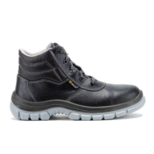 Bocanci cu bombeu si lamela S3, New Maranello, de protectie, culoarea negru