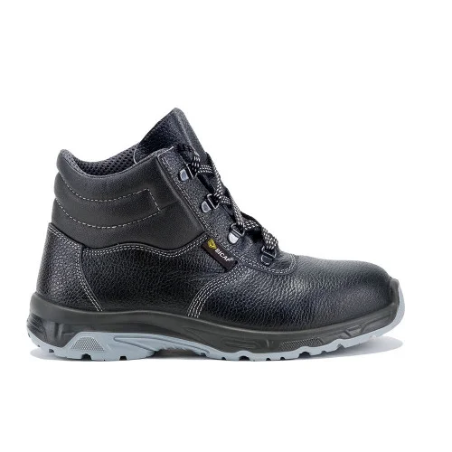 Bocanci de protectie cu bombeu metalic si lamela, Bicap New Barletta S3, culoarea negru