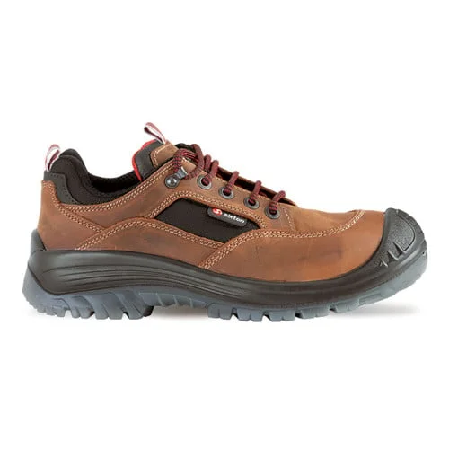 Pantofi de protectie Brown Land S3, cu bombeu din compozit si lamela, culoarea maro