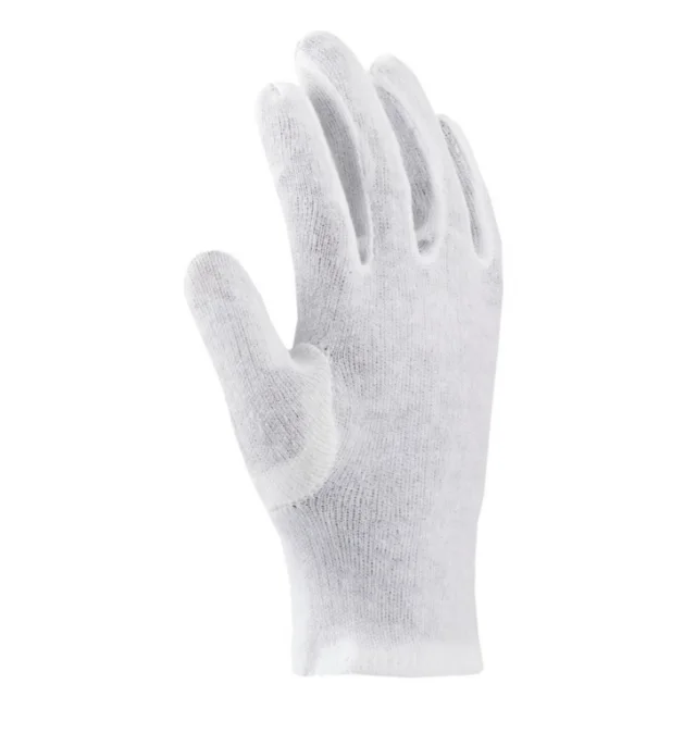 Manusi de protectie din bumbac Ardon KEVIN, culoarea alb, tricot fin