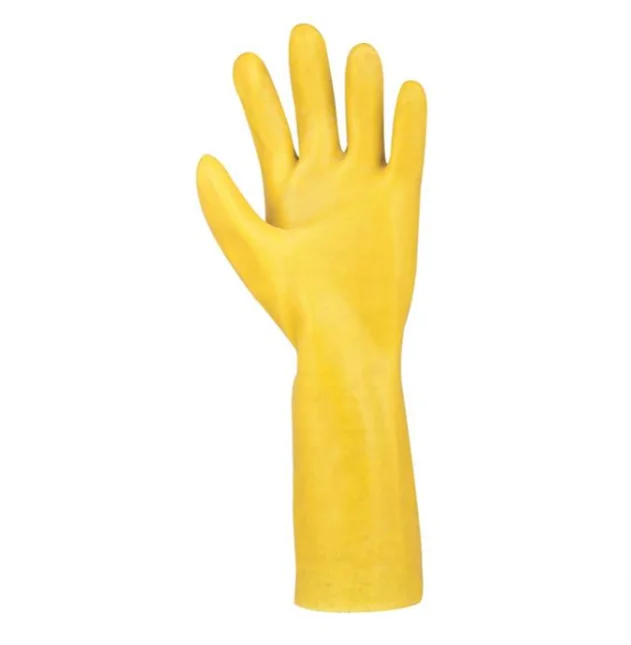 Manusi antichimice de protectie cu PVC, culoarea galben, Ardon STANDARD