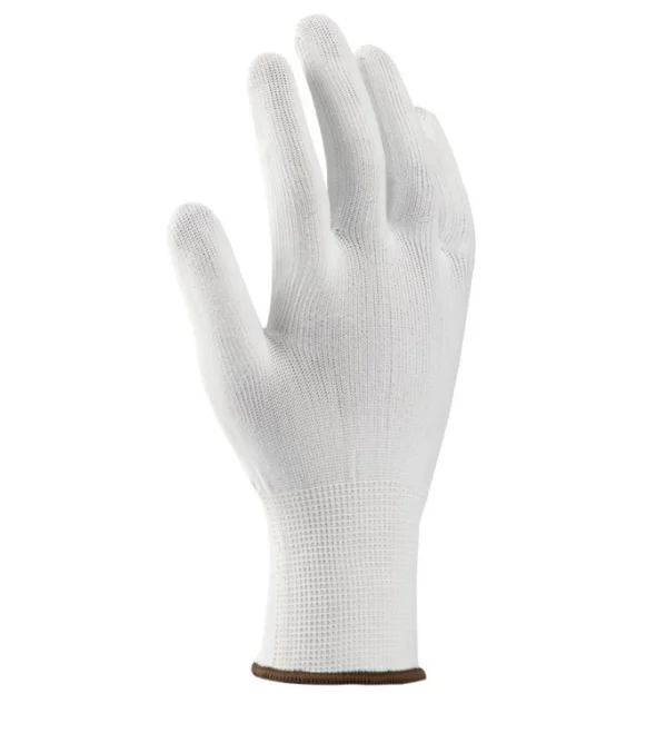 Manusi de protectie textile Ardon PROOF, culoarea alb, tricotate, poliester