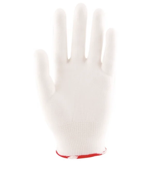 Manusi de protectie textile Ardon PROOF, culoarea alb, tricotate, poliester