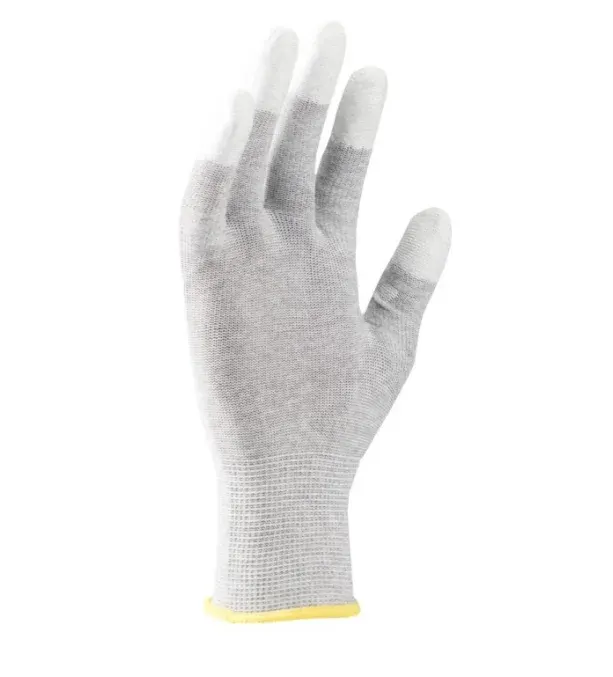 Manusi de protectie statica Ardon PULSE TOUCH ESD, culoarea gri, cu poliuretan la degete