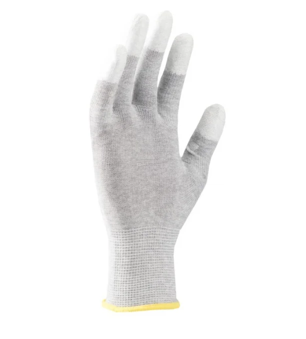 Manusi de protectie statica Ardon PULSE TOUCH ESD, culoarea gri, cu poliuretan la degete