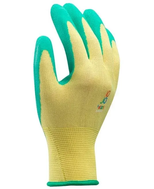 Mănuși de protecție mecanică din nylon, rezistente la abraziune și apă, Ardon copii JOJO, culoarea galben