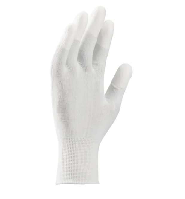 Manusi de protectie Ardon LEO, culoarea alb, impregnate in poliuretan