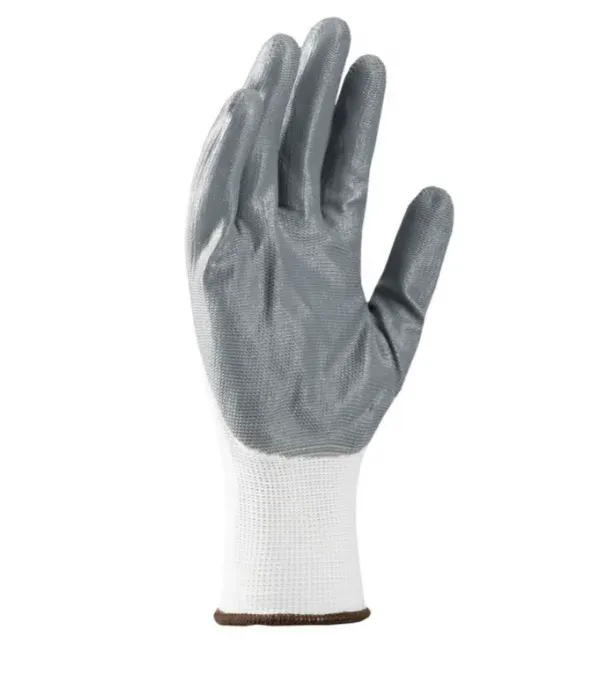 Manusi protectie cu înveliș de nitril subțire, culoarea alb, Ardon NITRAX BASIC