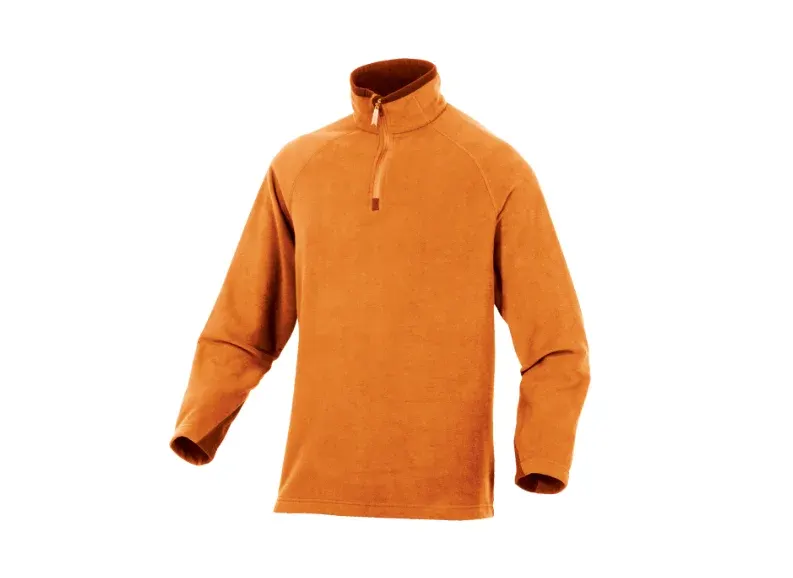Bluza polar unisex cu fermoar, culoarea bleumarin, Alma, Delta Plus