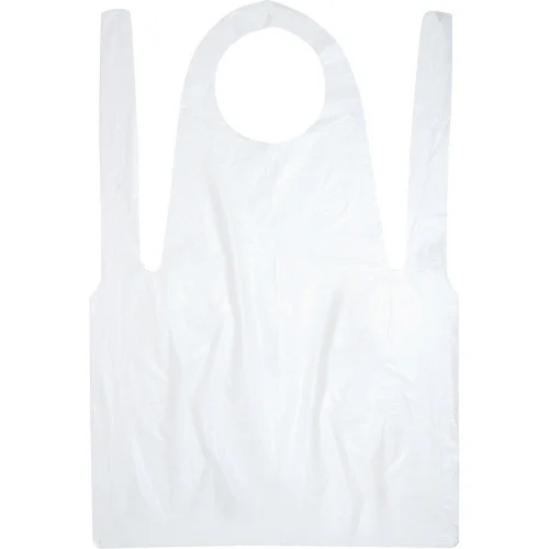 Sort de unica folosinta din polietilena ECO, culoarea alb, 100buc