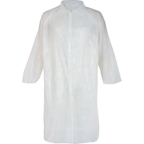 Halat de unica utilizare Renania, culoarea alb, set 10buc