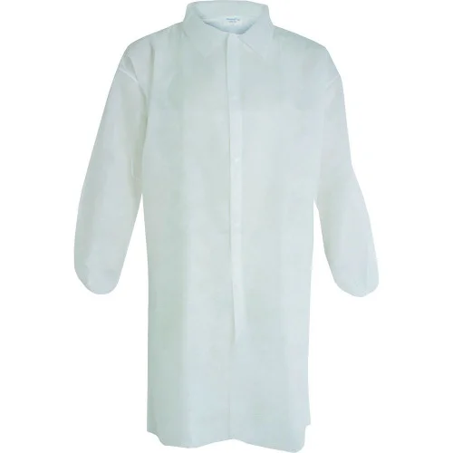 Halat de unica folosinta din polipropilena, culoarea alb, 40g/mp