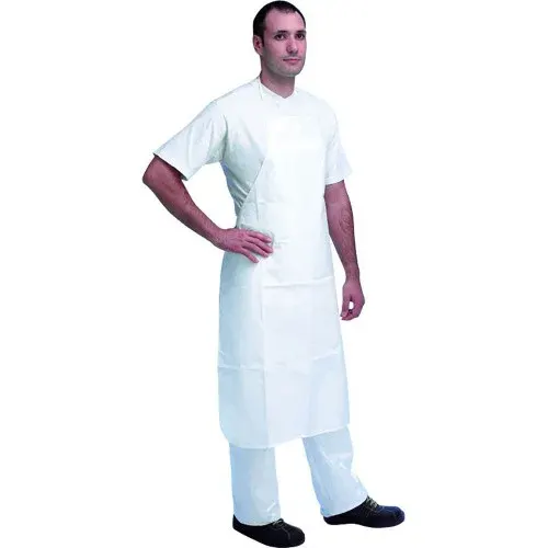 Șort de protectie, antichimic, din polietilena, Dupont TYVEK, culoarea alb