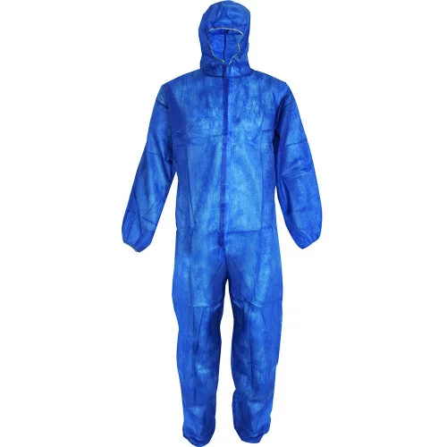 Combinezon de unica utilizare din polipropilena, culoarea alb, 40g/mp