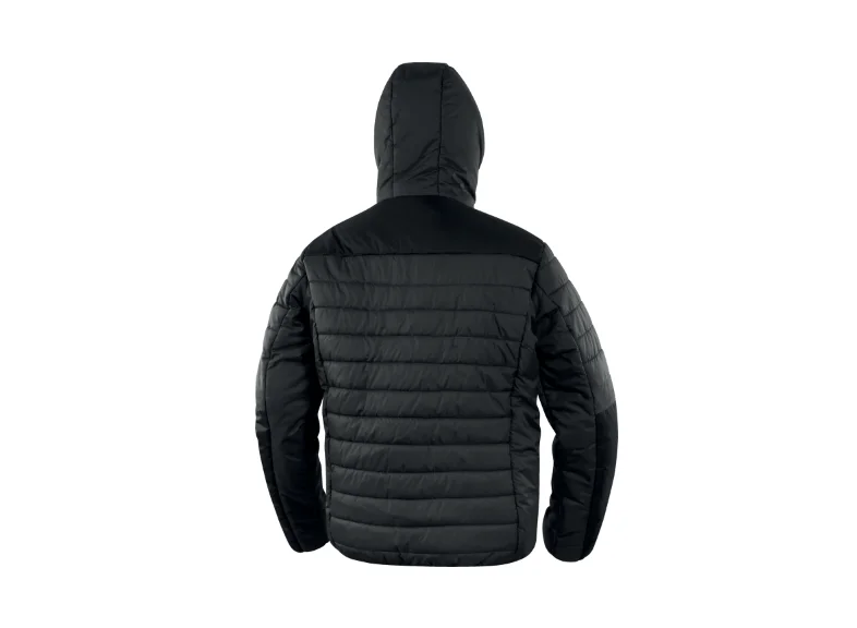 Jacheta de puf cu gluga, culoarea bleumarin, Bloom, Delta Plus