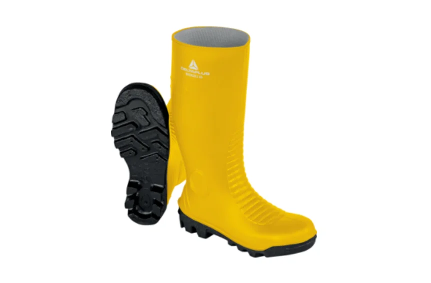 Cizme cu bombeu si lamela de protectie, impermeabile, BRONZE2 S5 SRA, culoarea galben