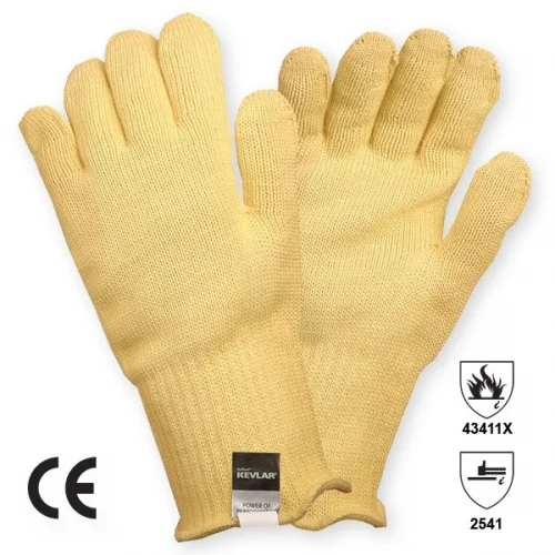 Manusi antitermice de protectie, culoarea galben, Renania 1051 MERCUR, kevlar