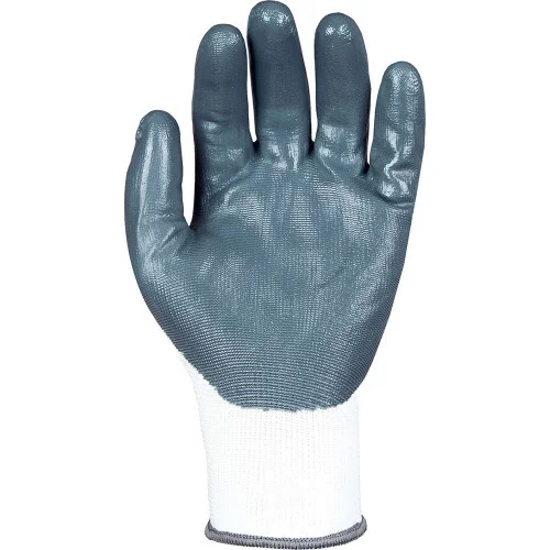 Manusi de protectie impregnate in nitril, culoarea alb, Renania Grey
