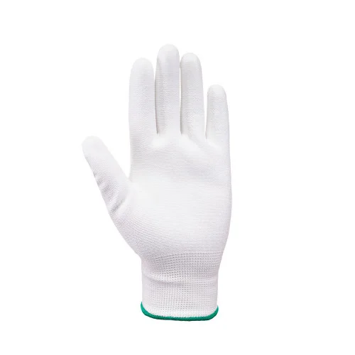 Manusi de protectie mecanica Renania Sensor P White, culoarea alb, impregnate in poliuretan