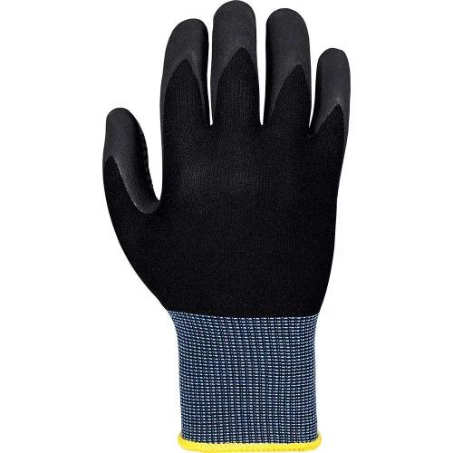 Manusi de protectie impregnate in spuma de nitril, culoarea negru, Renania NFT PALM