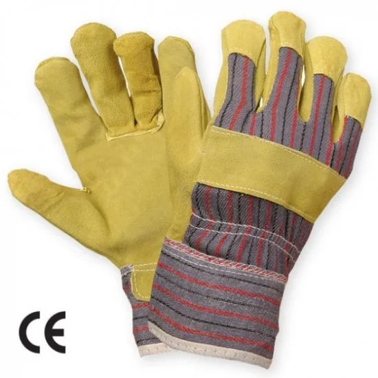 Manusi de protectie din piele spalt bovina, culoarea multicolor, Renania 88 CBSA