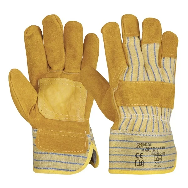 Manusi de protectie Renania Master, culoarea galben, piele spalt bovina