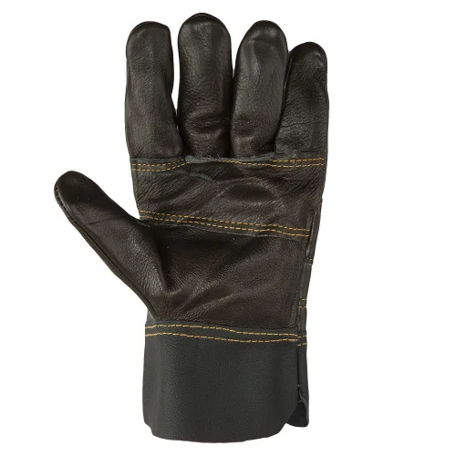 Manusi de protectie din piele de bovina, culoarea maro, Renania Top