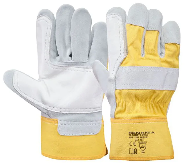 Manusi de protectie Renania Jaipur, culoarea multicolor, piele spalt bovina