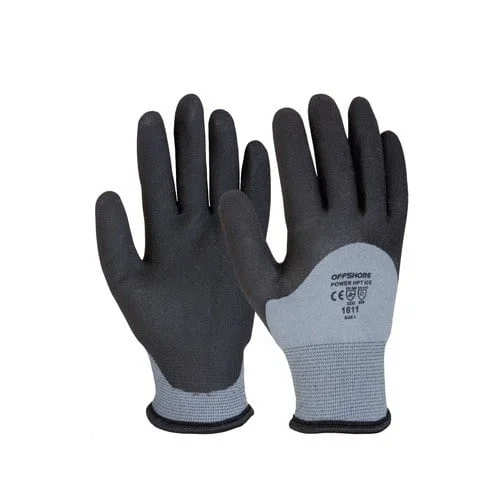 Manusi de protectie de iarna Renania HPT ICE, culoarea negru, PVC