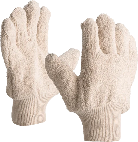 Manusi de protectie tricot fara cusaturi, culoarea alb, Sacobel Frottier 4000, 27 cm