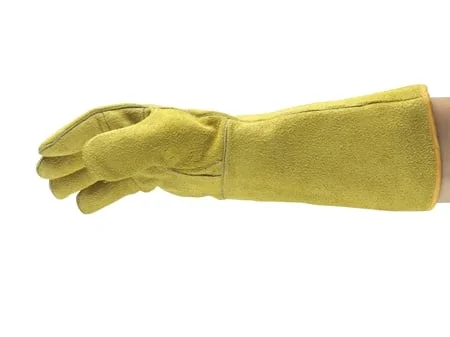 Manusi sudor de protectie Ansell ACTVARMR 43-216, culoarea galben, piele spalt bovina