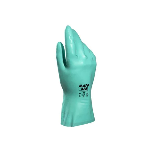 Manusi de protectie chimica Mapa Ultranitril-485, culoarea verde, nitril