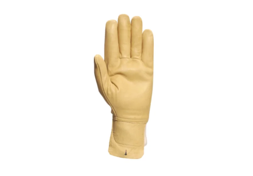 Mănuși de protecție din piele impermeabile, culoarea bej, CBHV2, Delta Plus