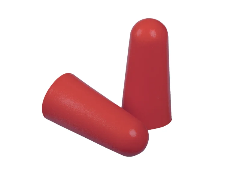 Antifoane interne de unica folosinta, culoarea roșu, Conic 2, set de 10 perechi
