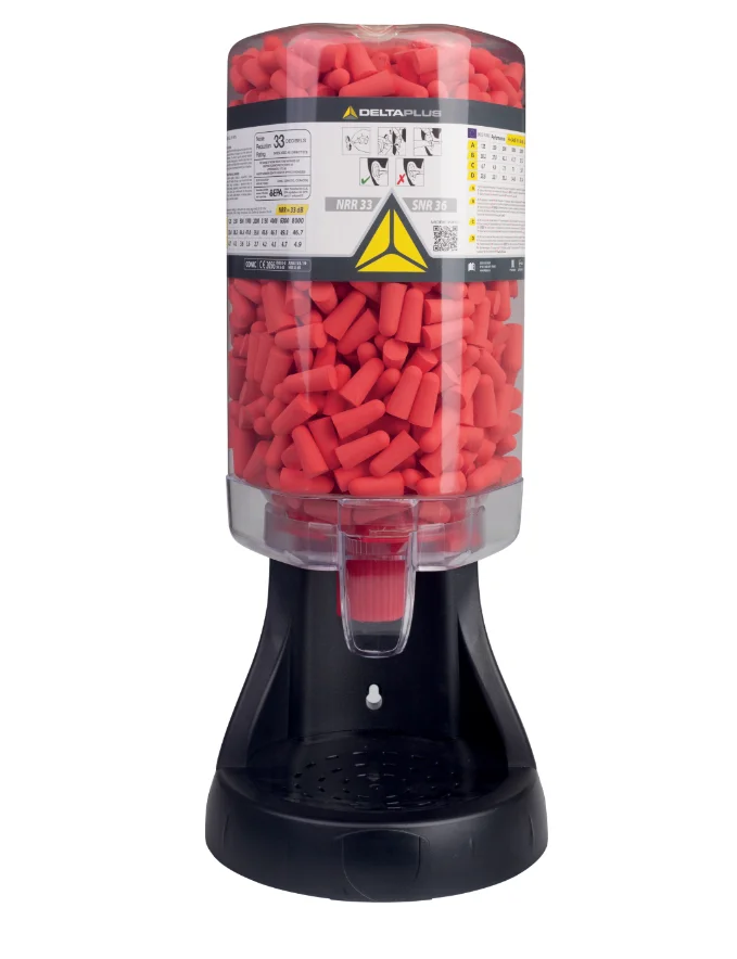 Dozator de antifoane Conic Display, culoarea roșu - Delta Plus