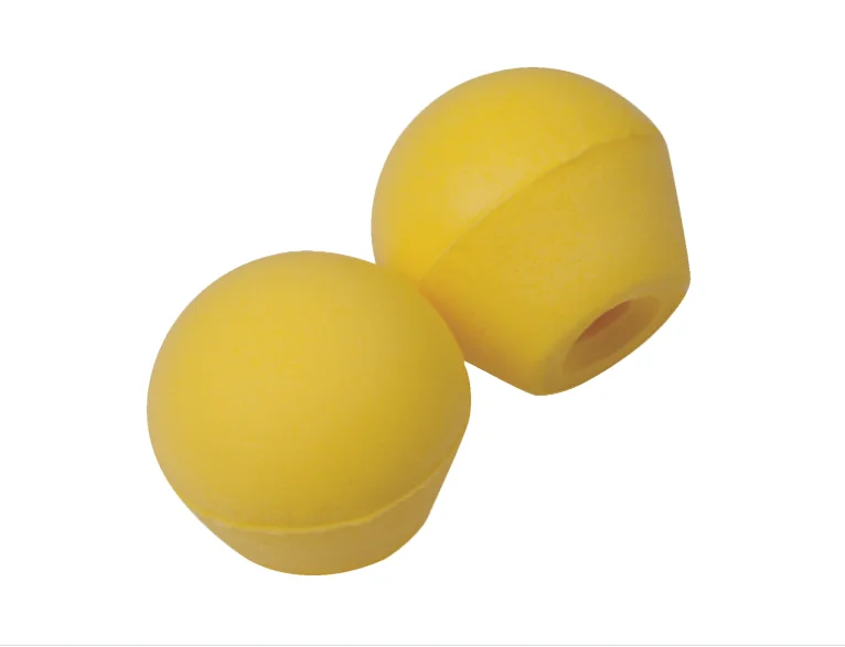 Antifoane rotunde de schimb, culoarea galben, 10 buc, Conic Move, Delta Plus