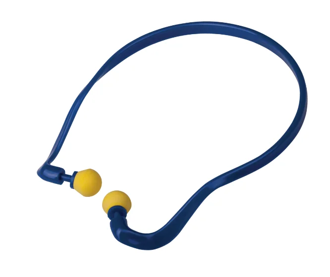 Antifoane rotunde interne cu banda arcuita, culoarea galben, Delta Plus