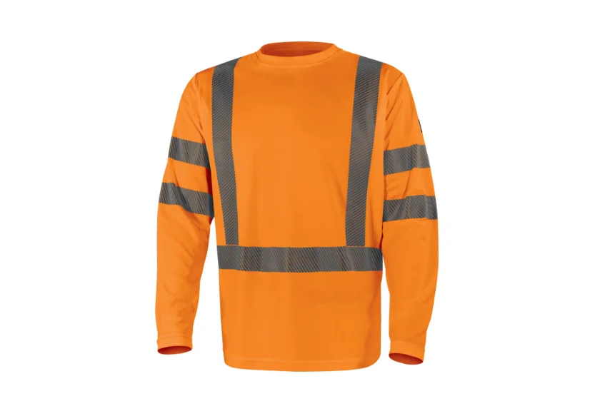 Bluza reflectorizanta cu protectie impotriva razelor UV, culoarea portocaliu, COSMOS