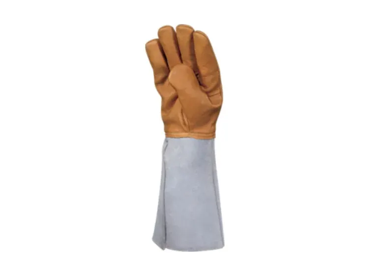 Mănușă termică din piele criogenică, culoarea bej, CRYOG Delta Plus