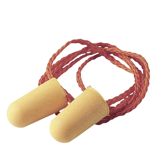 Antifoane interne cu snur de protectie, culoarea galben, 3M 1100