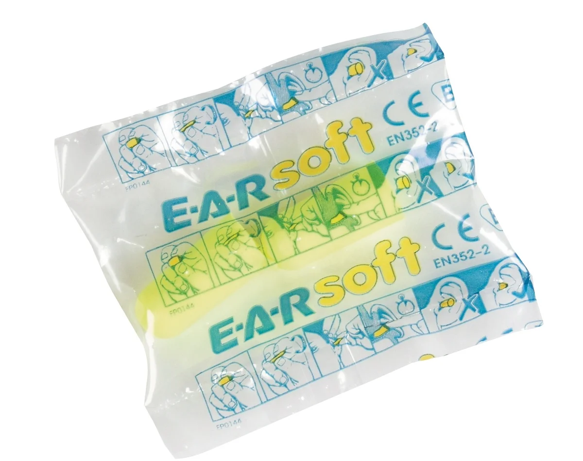 Antifoane interne de protectie Ear Soft, culoarea galben - 3M