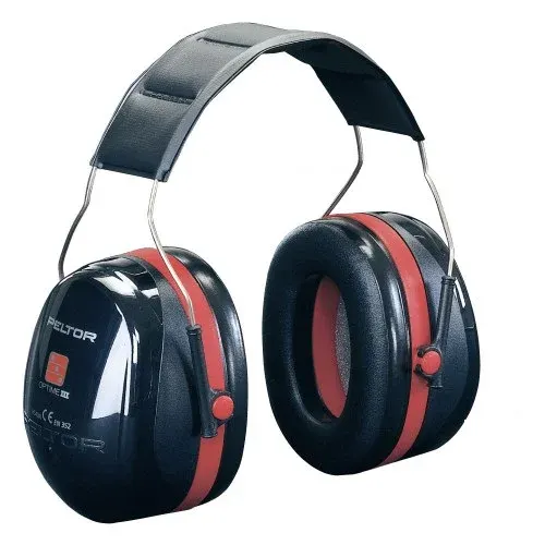 Antifoane externe de protecție auditivă, reducere zgomot 35 dB, 3M Peltor Optime III, culoarea negru