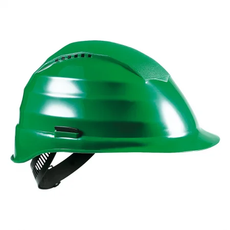 Casca de protectie Rockman 2694DR, culoarea verde, suspensie de plastic