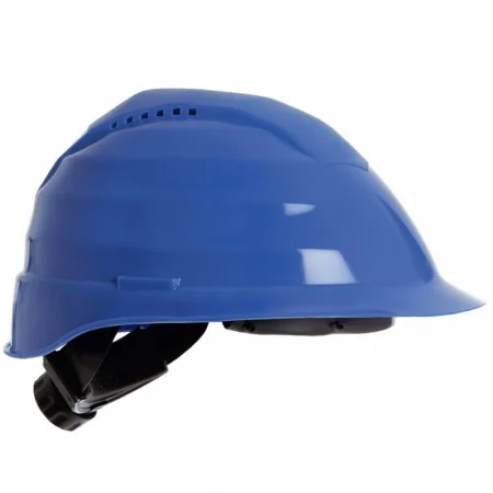 Casca de protectie santier, culoarea albastru, Rockman 2694TXD, cu suspensie textila